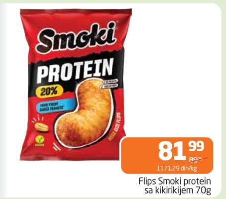 Flips Smoki Protein Sa Kikirikijem 70g