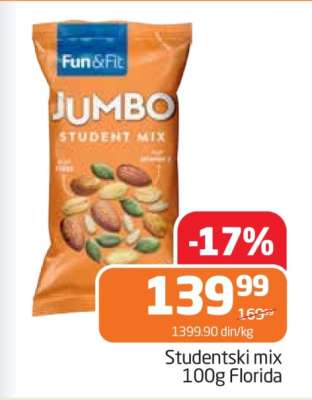 Studentski mix 100g Florida