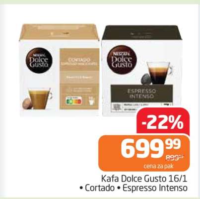 Kafa Dolce Gusto 16/1