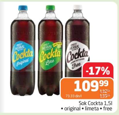 Sok Cockta 1,5l