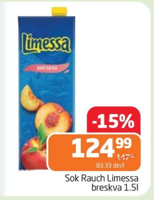 Sok Rauch Limessa breskva 1.5l