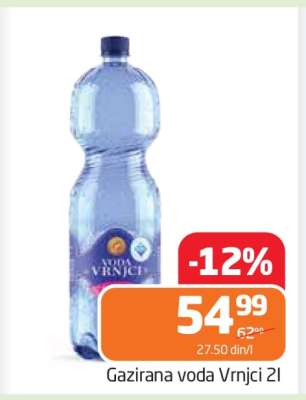Gazirana voda Vrnci 2l