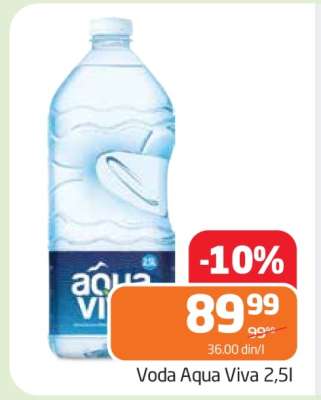 Voda Aqua Viva 2,5l