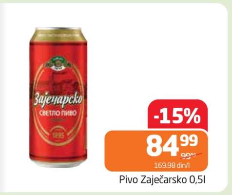 Pivo Zaječarsko 0.5l