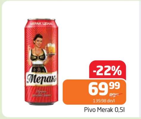 Pivo Merak 0,5l