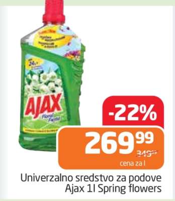 Univerzalno sredstvo za podove Ajax 1l Spring flowers