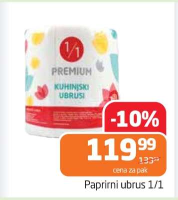 Papirni ubrus 1/1
