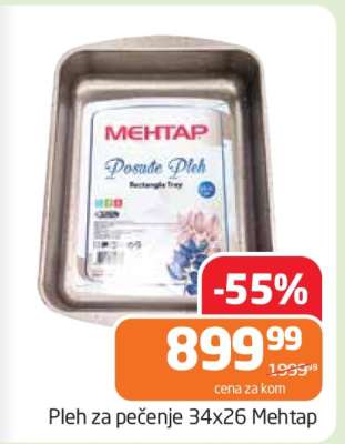 Pleh za pečenje 34x26 Mehtap