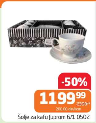 Šolje za kafu Juprom 6/1 0502