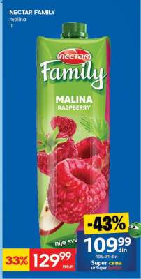NECTAR FAMILY malina