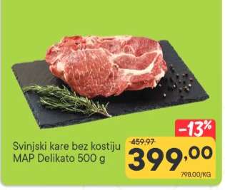 Svinjski kare bez kostiju MAP Delikato 500 g
