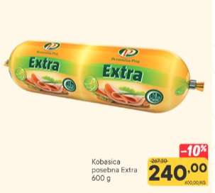Kobasica posebna extra