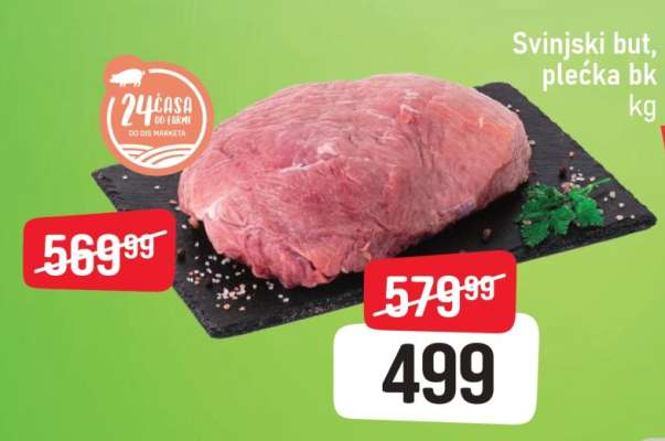 Svinjski but, plećka bk