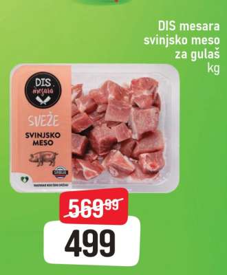 DIS mesara Svinjsko meso za gulaš