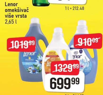 Lenor omekšivač više vrsta 2,65 l
