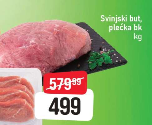 Svinjski but, plećka bk