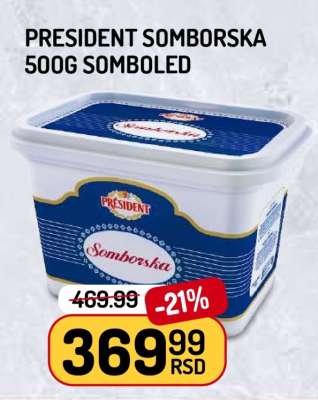 PRESIDENT SOMBORSKA 500g SOMBOLED