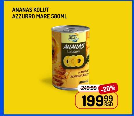 ANANAS KOLUT AZZURRO MARE 580ml