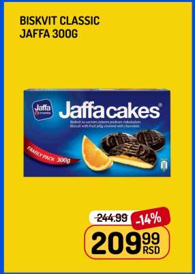 Biskvit Classic Jaffa 300g