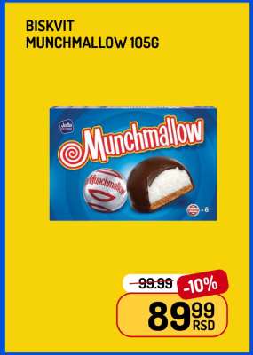 Biskvit Munchmallow 105g