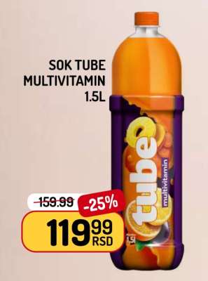 Sok Tube multivitamin 1.5l