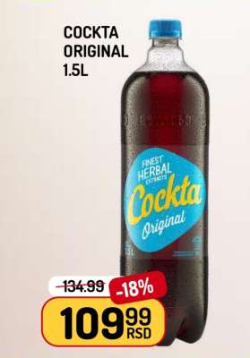 Cockta original , 1.5l