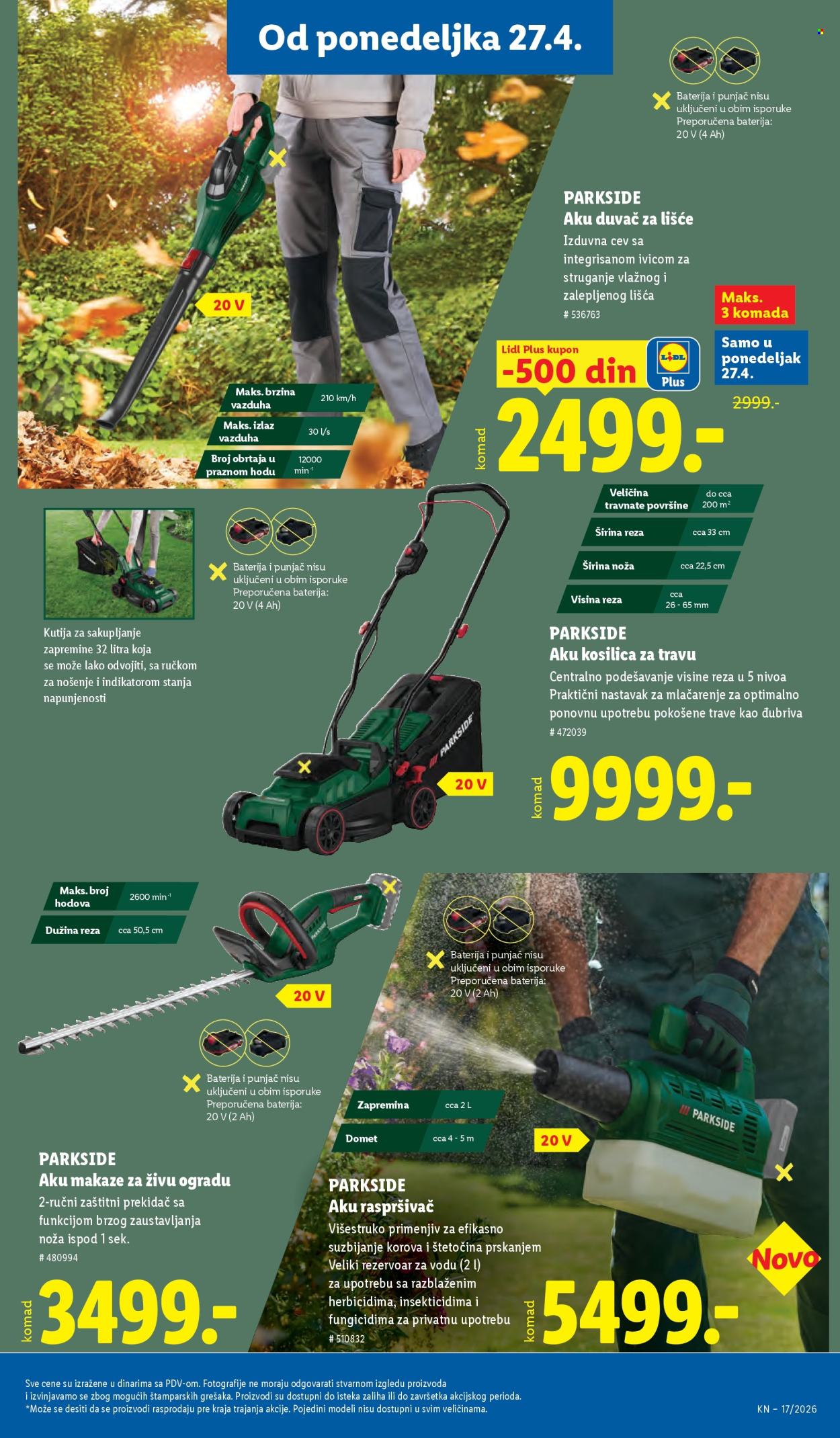 Lidl katalog - 23.04.2026 - 29.04.2026. Stranica 93