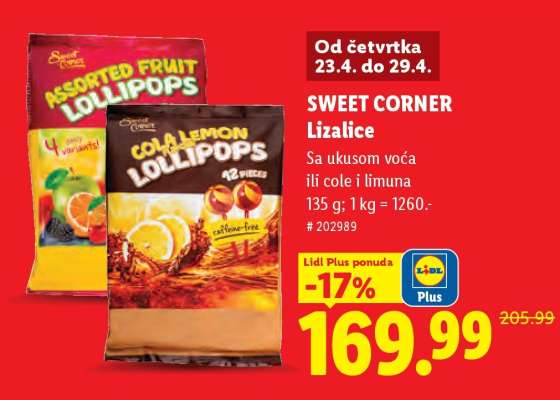 Sweet Corner Lizalice