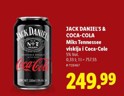 JACK DANIEL'S & COCA-COLA