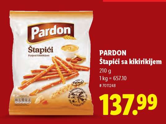 Pardon Štapići sa kikirikijem