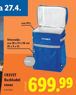 CRIVIT Rashladni ranac