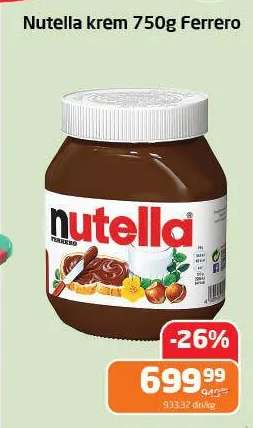 Nutella krém 750g Ferrero