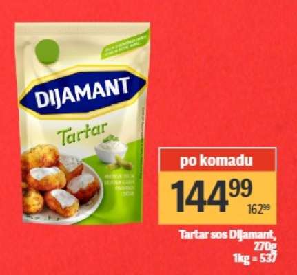 Tartar sos Dijamant, 270g