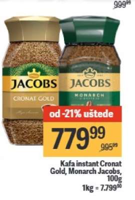 Kafa instant Cronat Gold Monarch Jacobs 100g