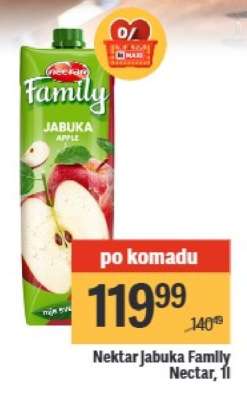 Nektar jabuka Family Nectar, 1l