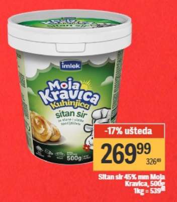 Sitan sir 45 mm Moja kravica 500g