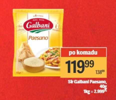 Sir Galbani Paesano, 40g