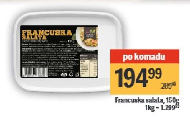 Francuska salata, 150g