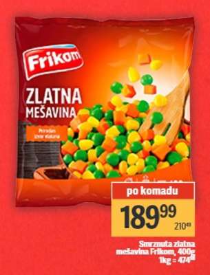 Smrznuta Zlatna mešavina Frikom 400g