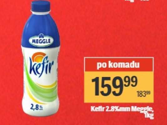 Kefir 2.8%mm Meggle 1kg
