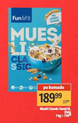Musli Classic Fun Fit 250g