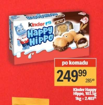 Kinder Happy Hippo