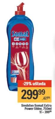Sredstvo Somat Extra Power Shine, 750ml