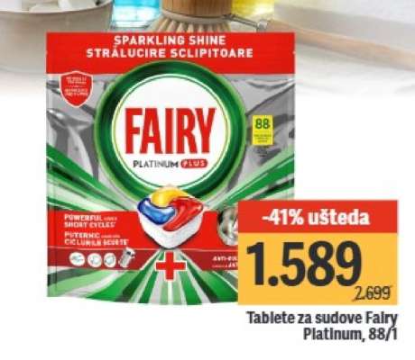 Tablete za sudove Fairy Platinum, 88/1