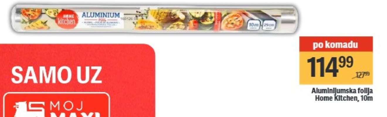 Aluminijumska folija Home Kitchen 10m