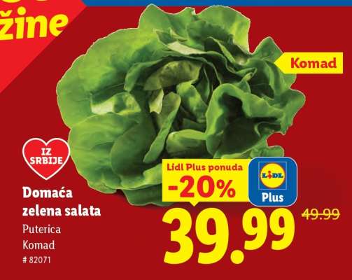 Domaća zelena salata