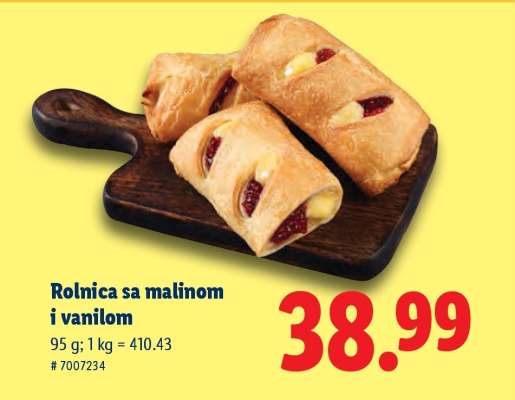 Rolnica sa malinom i vanilom