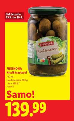 Freshona Kiseli krastavci