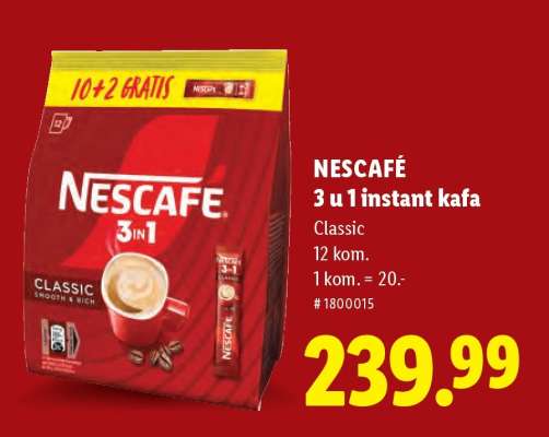 Nescafé 3 u 1 instant kafa