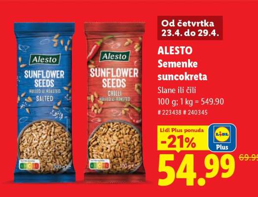 Alesto Semenke suncokreta